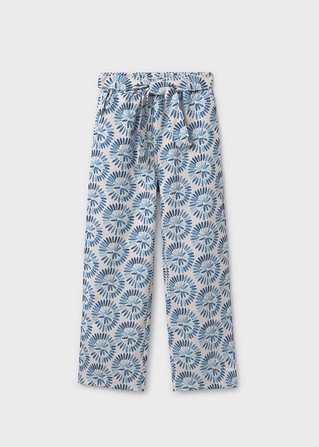 Pantalón estampado chica