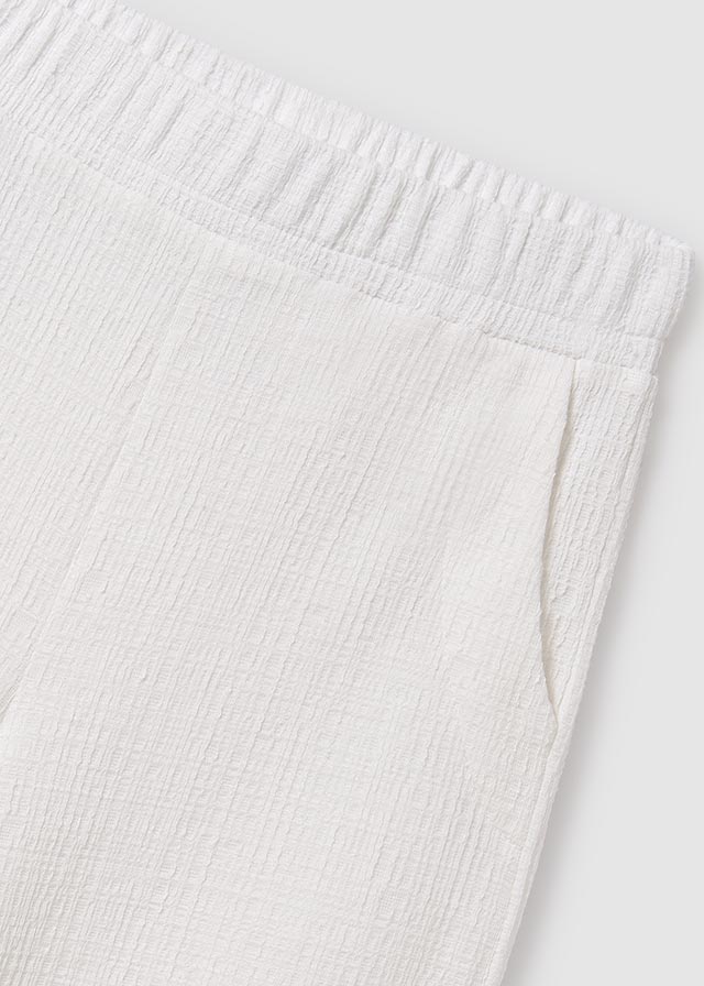 Pantalón ancho casual chica