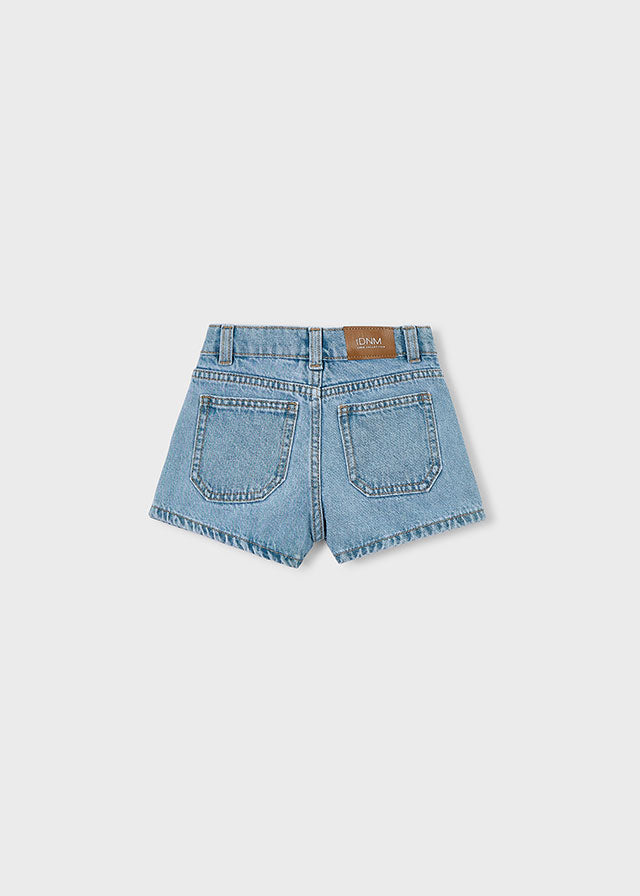 Short de mezclilla básico niña