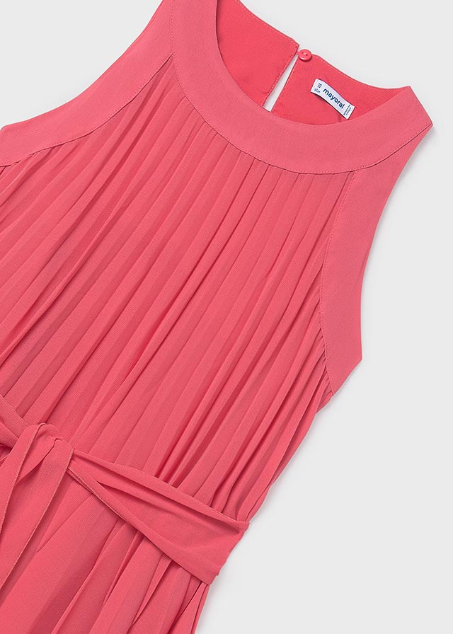 Vestido plisado chica
