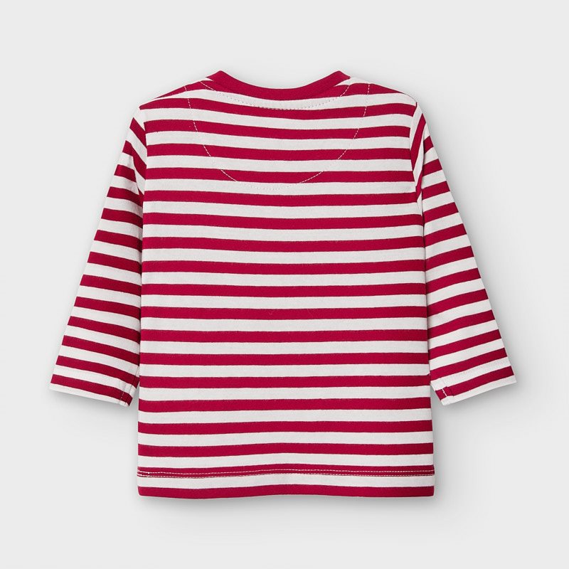 Playera manga larga rayas bebé niño