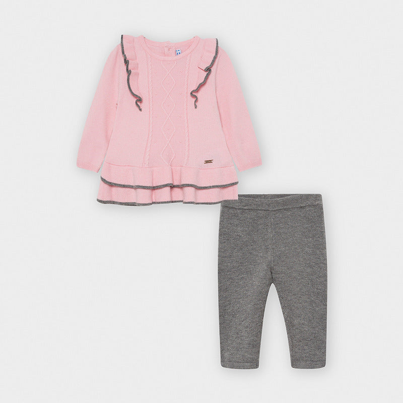 conjunto de dos piezas para bebé niña