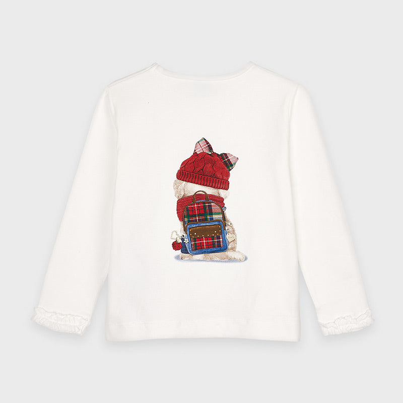 playera manga larga perro 4064