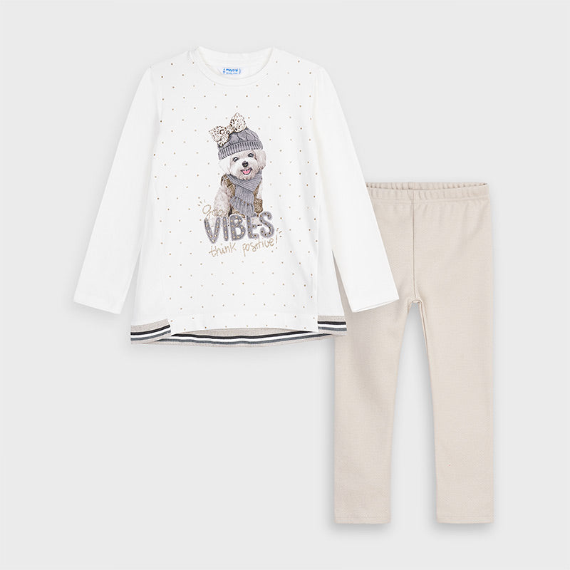 Conjunto leggings perrito 4731