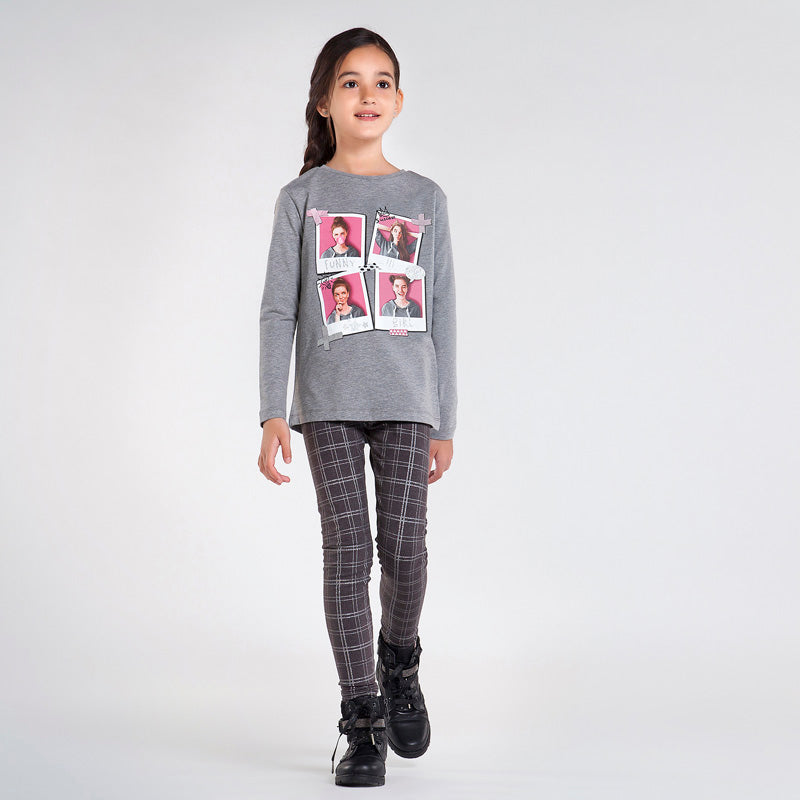 Leggings punto estampado chica 7714