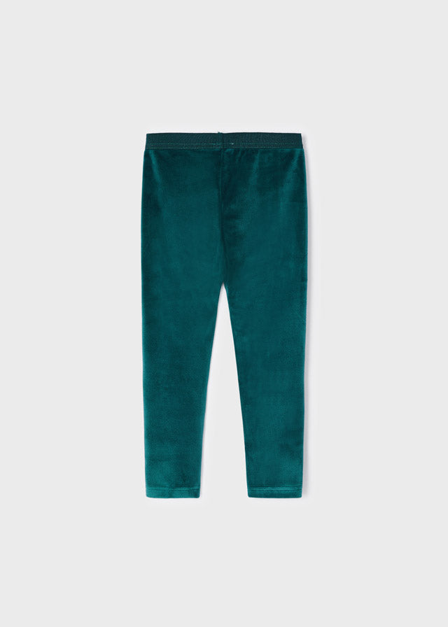 Leggings de terciopelo para niña