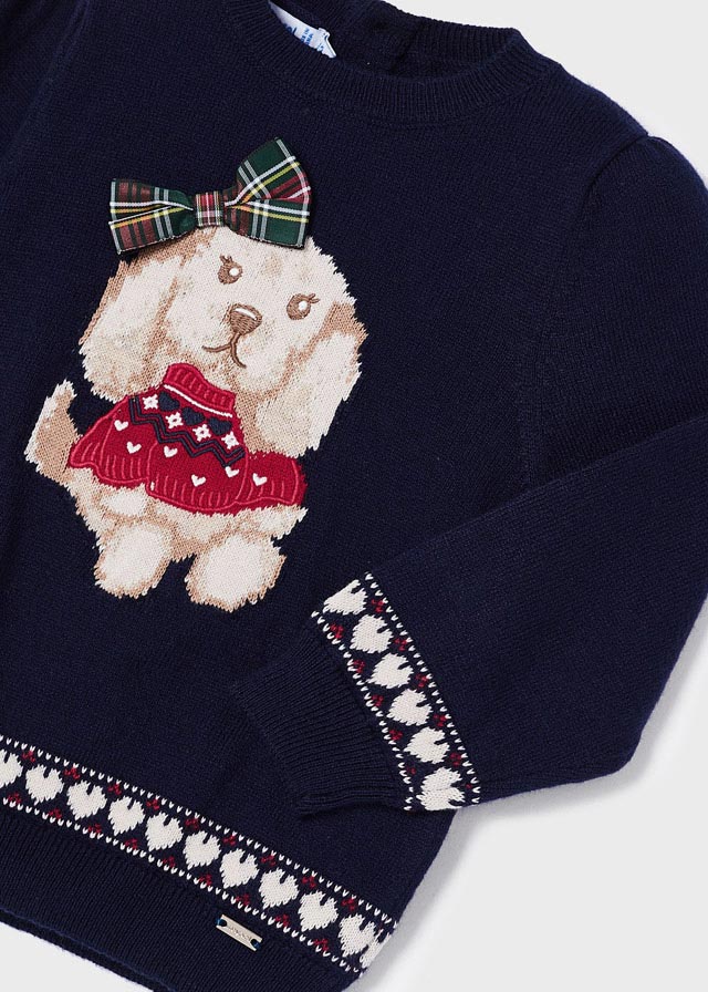 Suéter con perrito para bebé