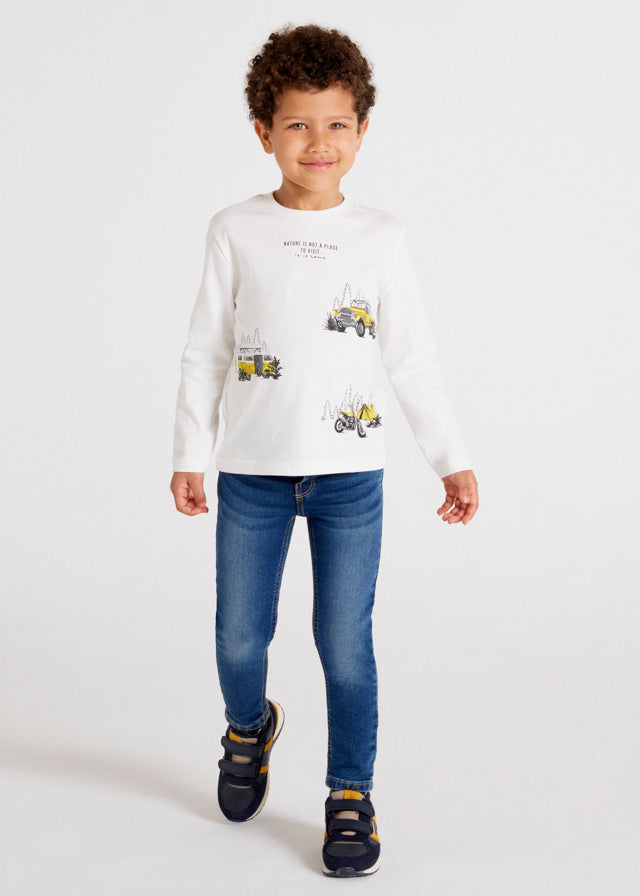 Pantalón de mezclilla skinny fit para niño ECOFRIENDS