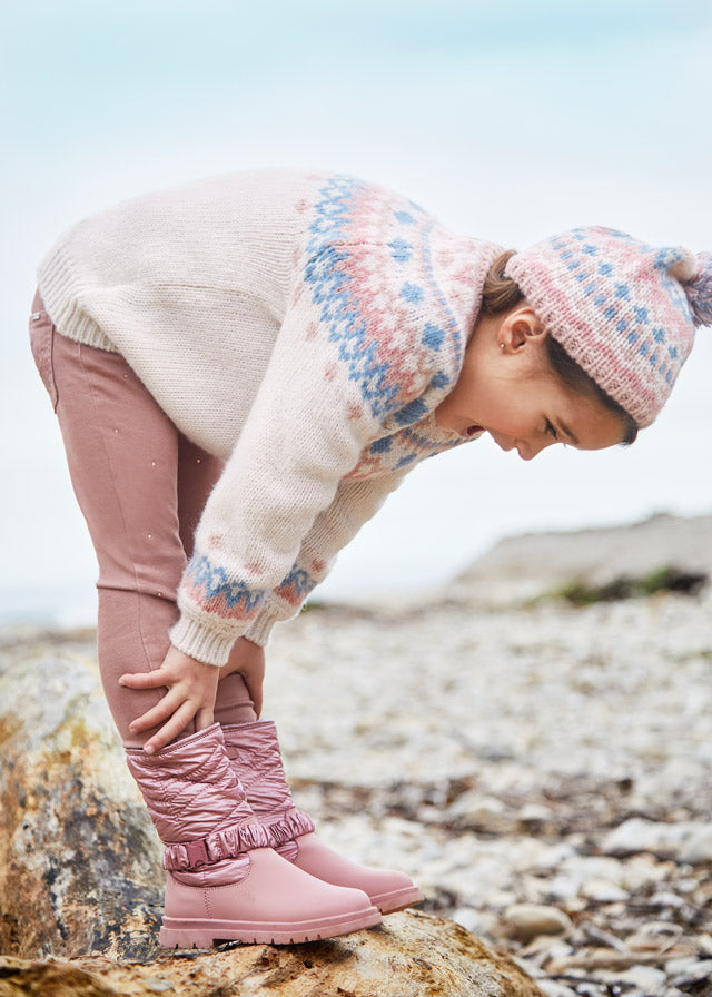 Leggings con strass para niña