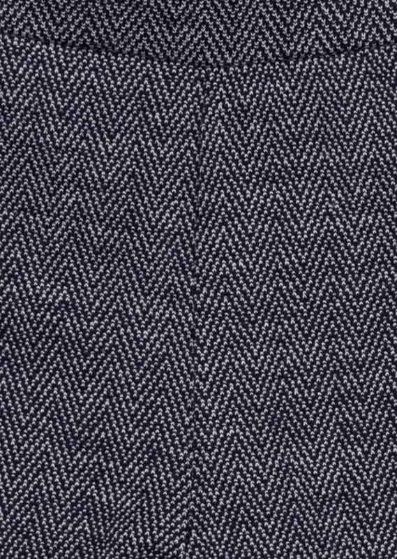 Pantalón en tejido de felpa de espiga.