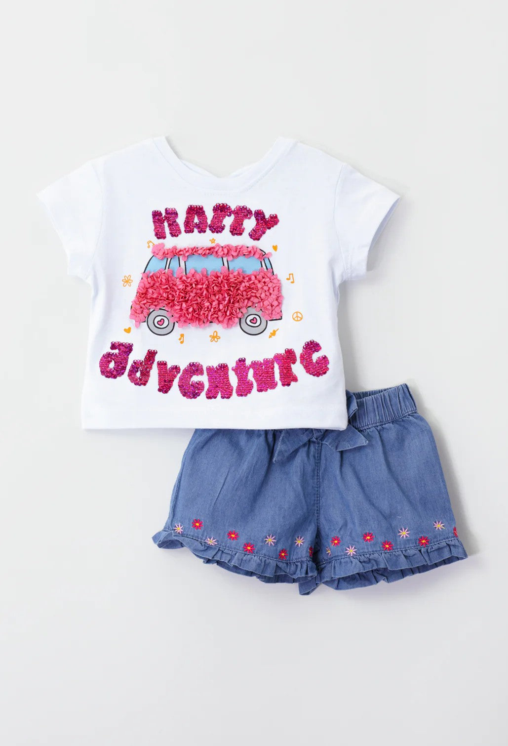 Conjunto de short para niña
