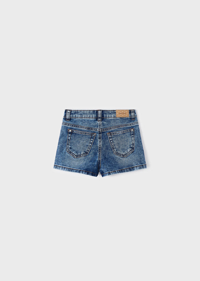 Short de mezclilla para niña