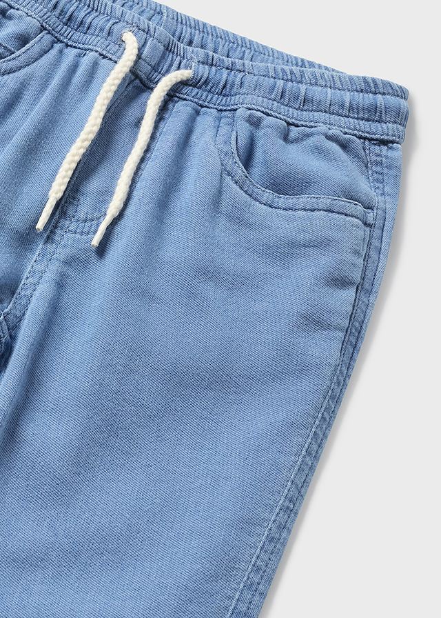 Pantalón de mezclilla regular fit de algodón para bebé