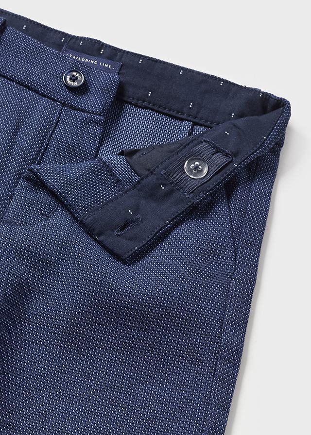 Pantalón chino con lino para bebé