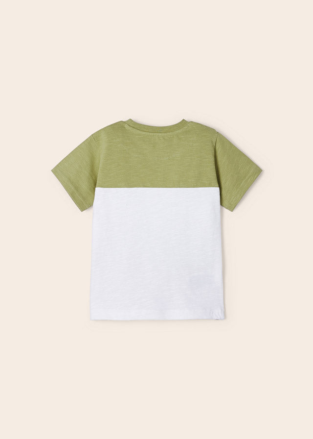 Playera con motivo estampado de algodón sostenible para niño