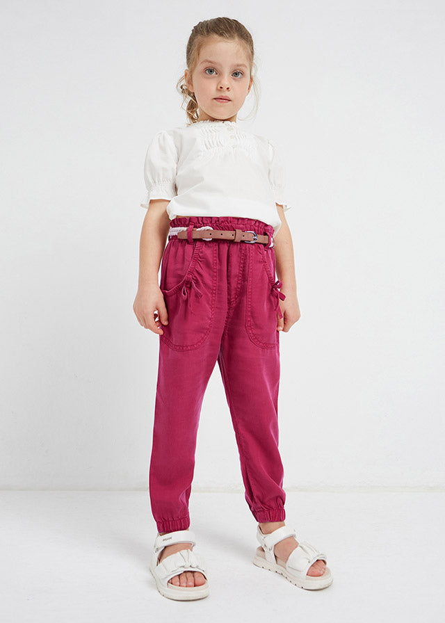 Pantalón largo fluido de TENCEL™ Lyocell para niña