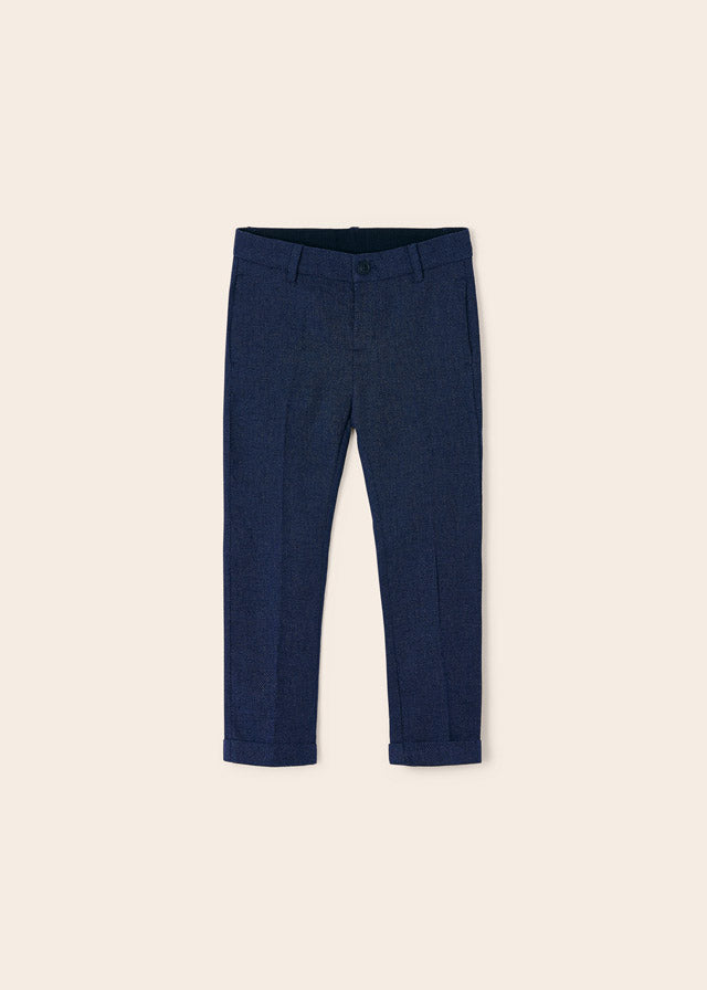 Pantalón largo chino tailoring con algodón para niño