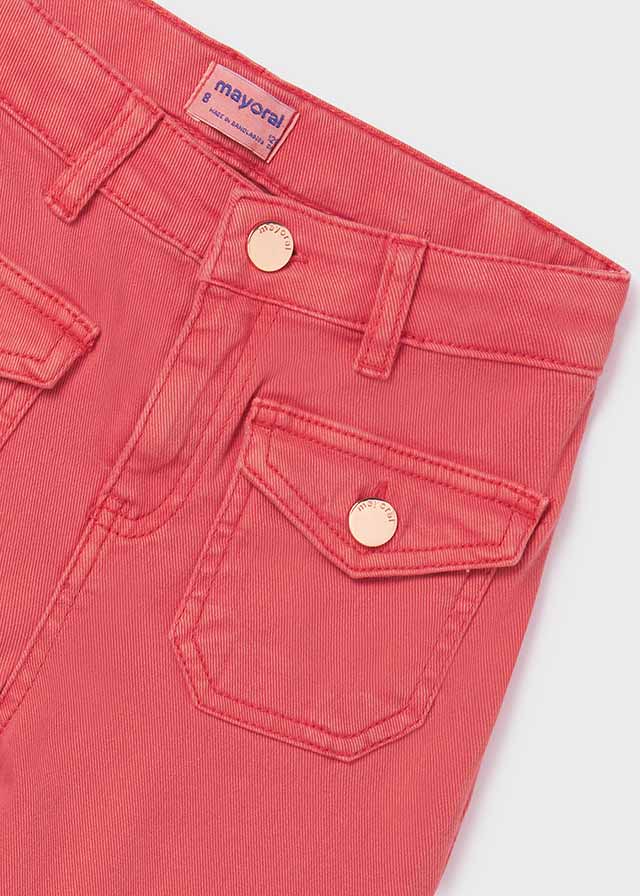 Pantalón cropped de algodón sostenible para chica