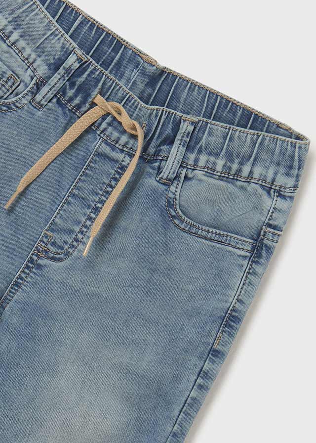 Pantalón largo jogger con algodón sostenible para chico