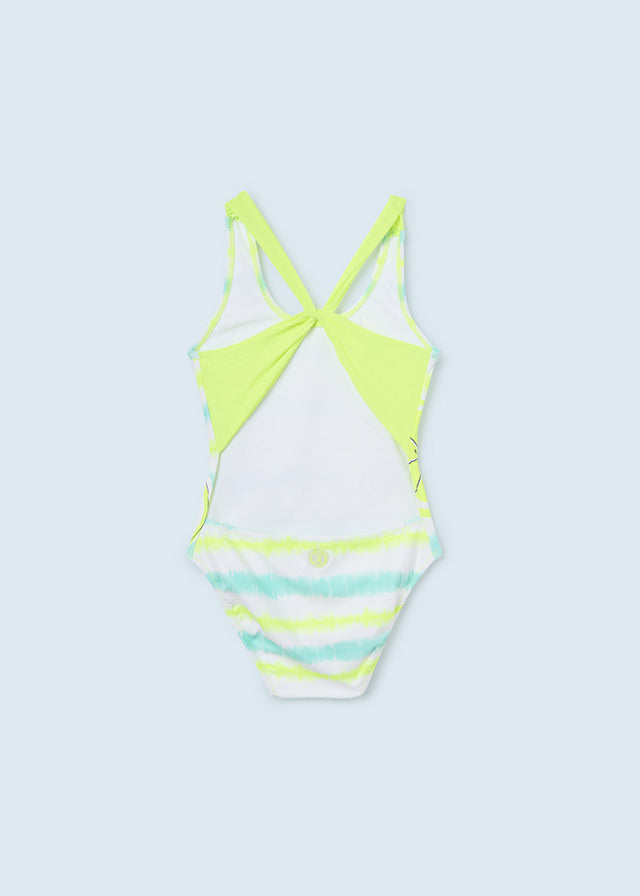 Traje de baño estampado para chica