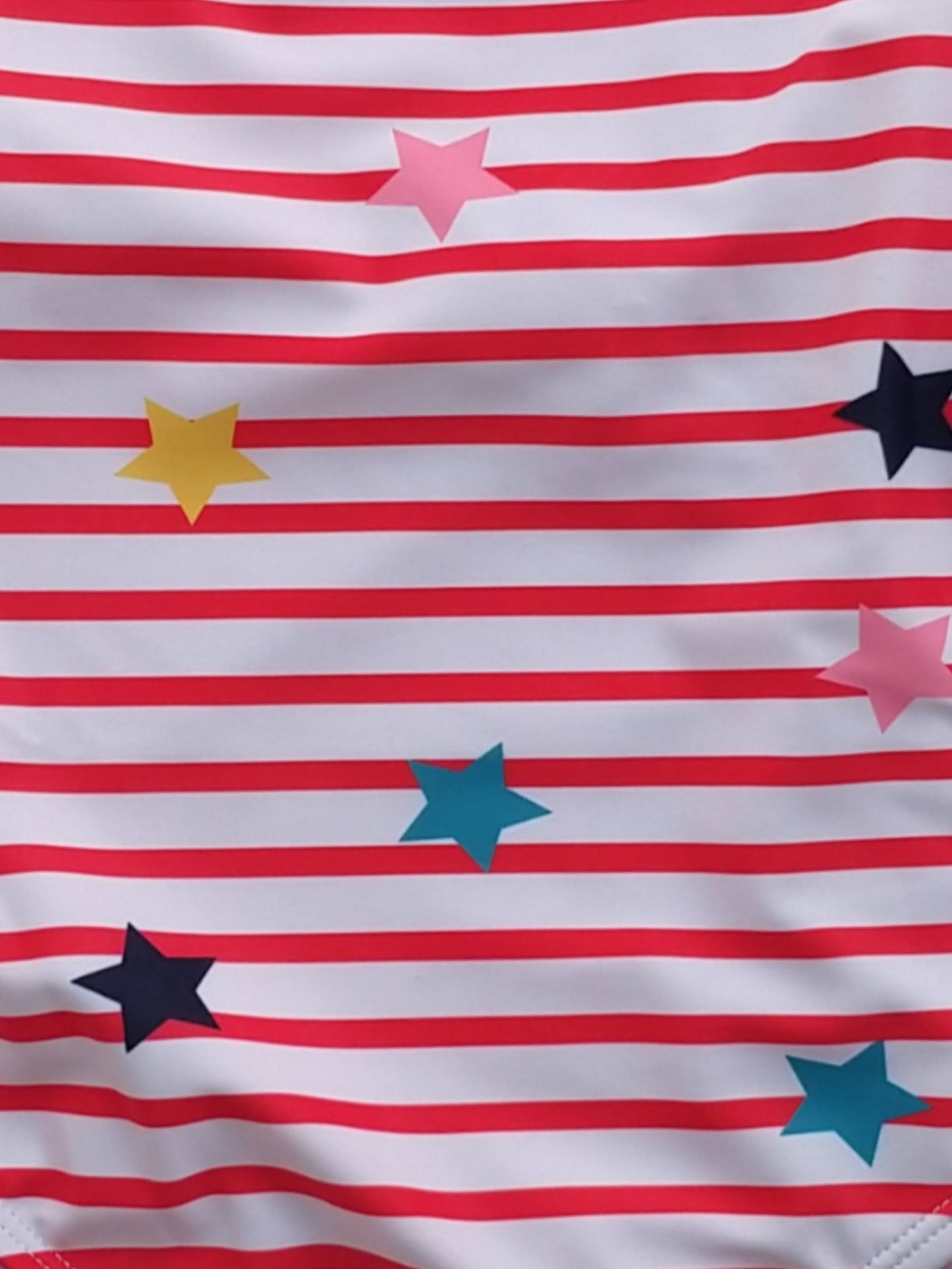 Traje de baño niña rayado
