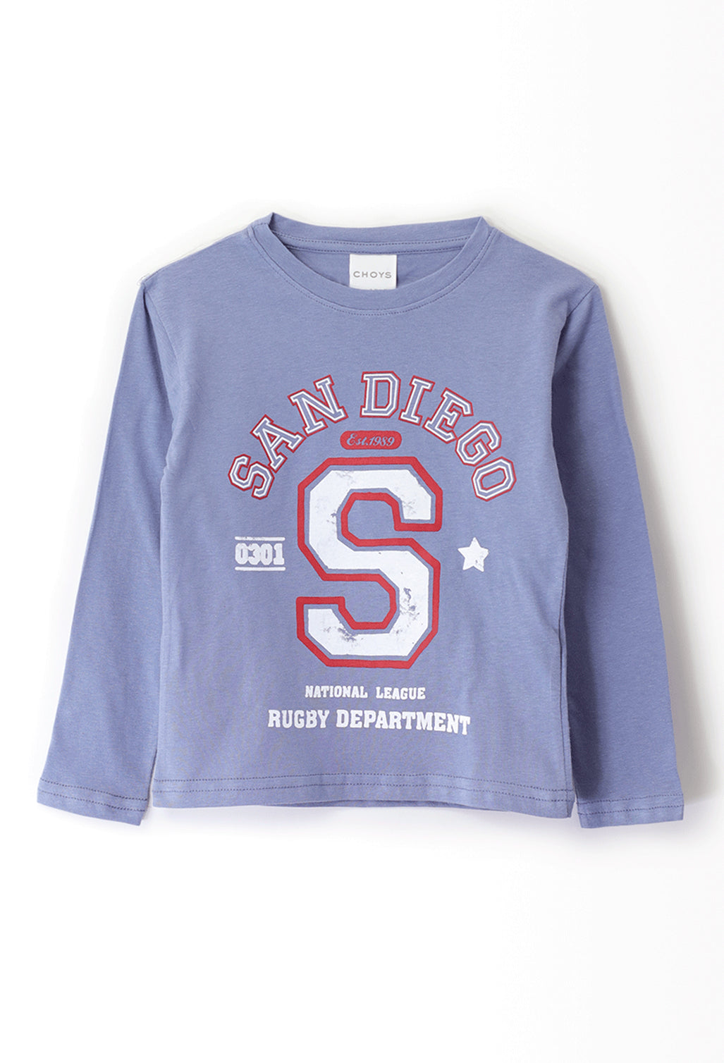 Playera manga larga para niño