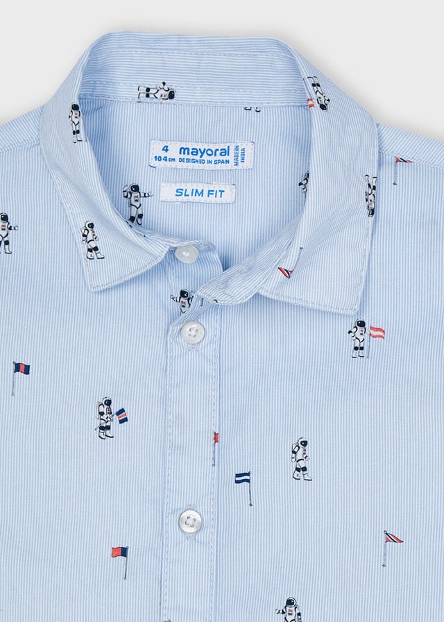 Camisa ECOFRIENDS manga larga estampado digital niño