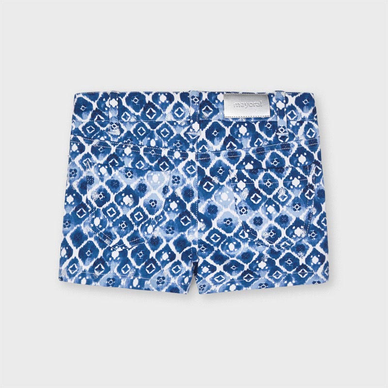 Pantalón corto sarga estampado niña