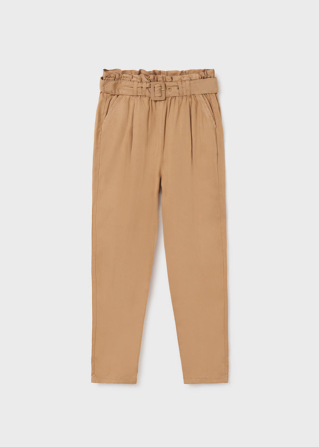 Pantalón largo cinturón ECOFRIENDS Lyocell Tencel™ chica