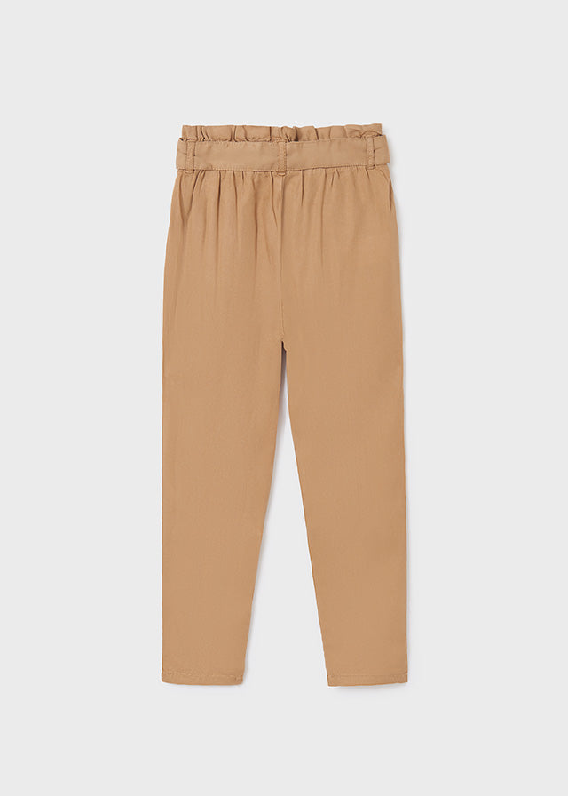Pantalón largo cinturón ECOFRIENDS Lyocell Tencel™ chica