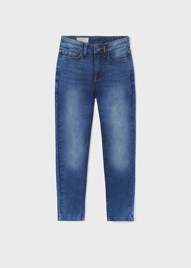 Pantalón largo de mezclilla ECOFRIENDS slim fit chico