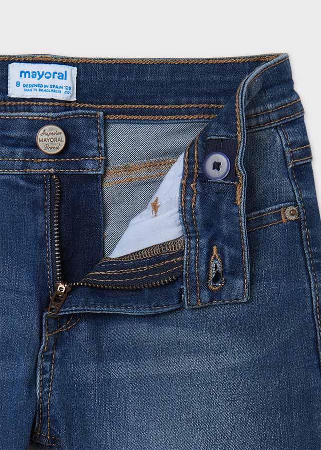 Pantalón largo jeans básico skinny fit chica