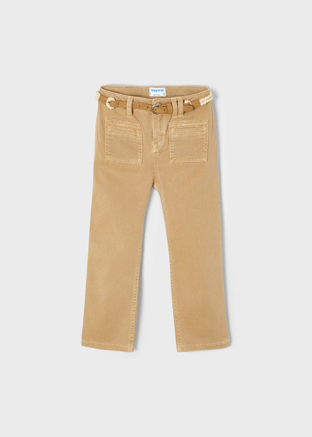 Pantalón largo slim fit niña