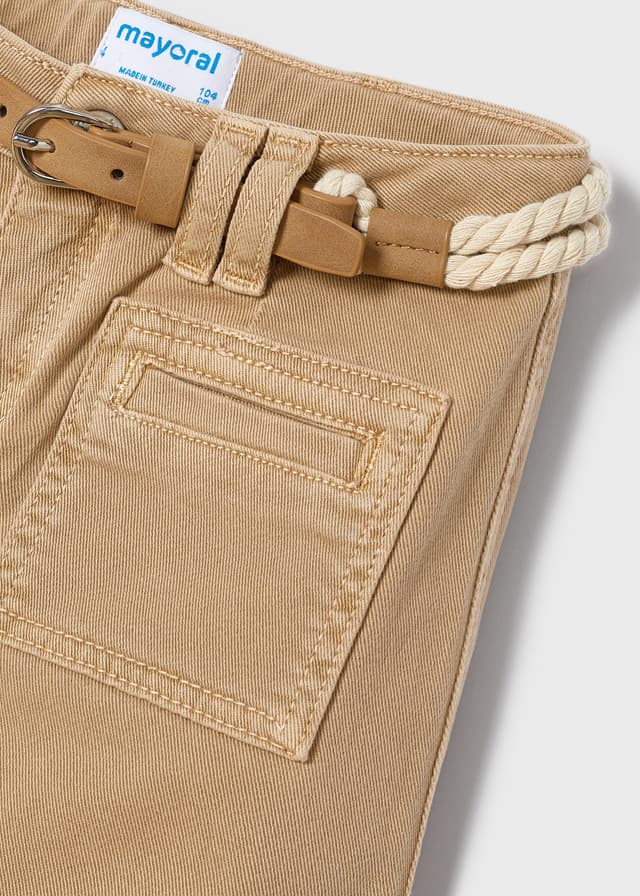 Pantalón largo slim fit niña