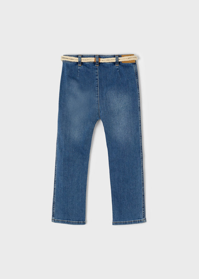 Pantalón largo slim fit niña