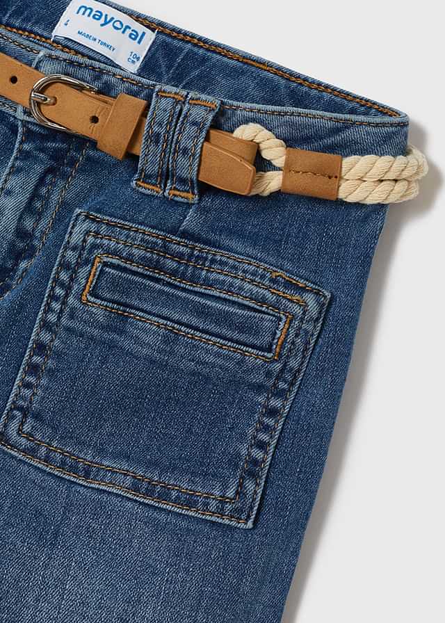 Pantalón largo slim fit niña