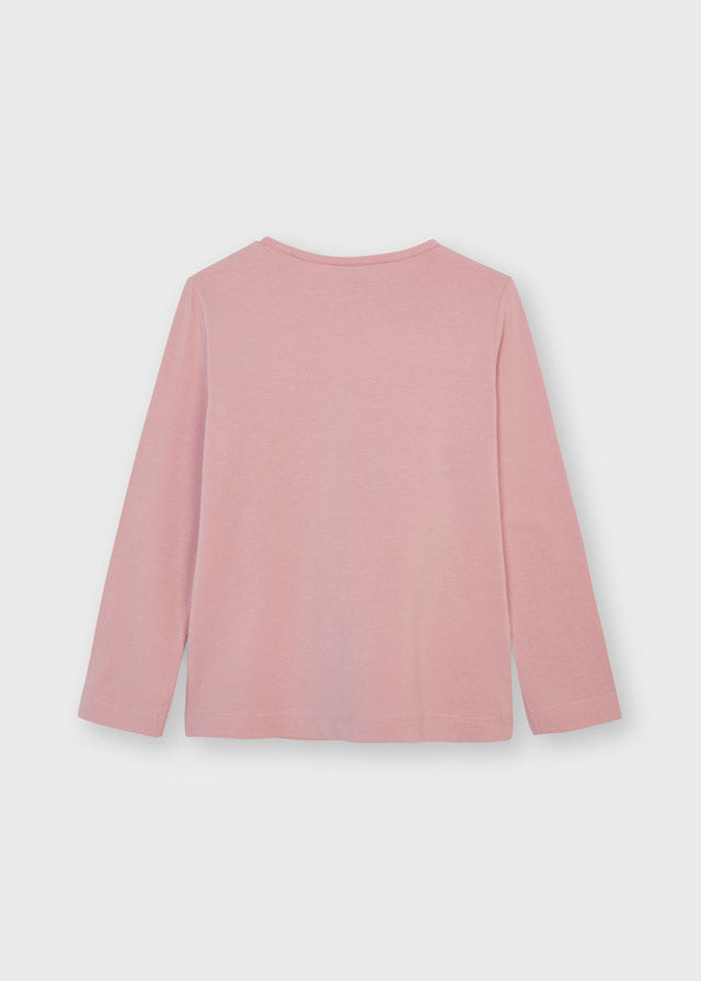 Playera ECOFRIENDS básica manga larga niña