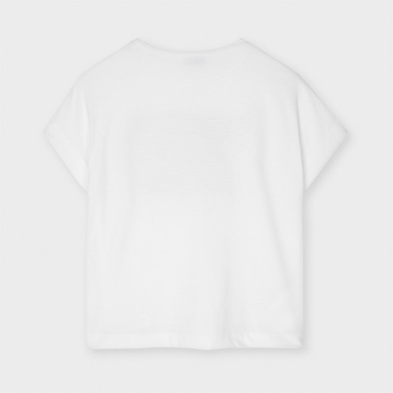 Playera manga corta lentejuelas chica