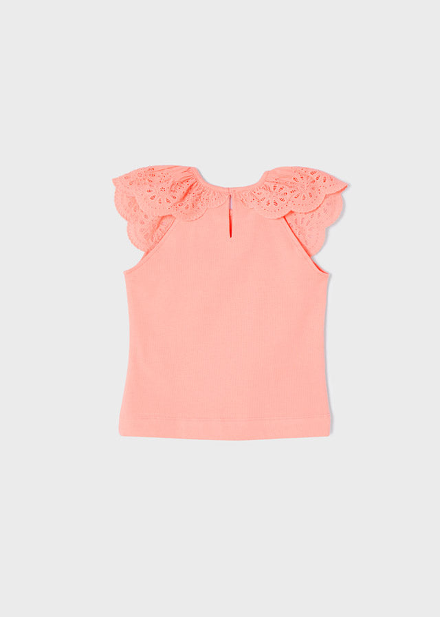 Playera tirantes bordados ECOFRIENDS niña