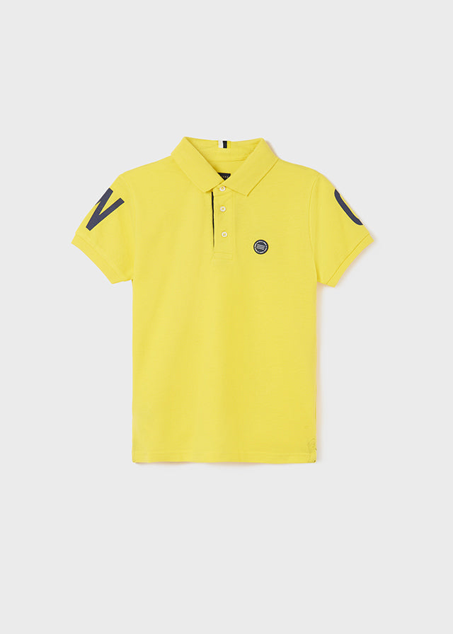 Polo manga corta ECOFRIENDS texto chico