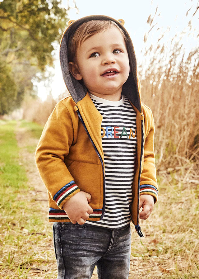Playera ECOFRIENDS manga larga bebé niño