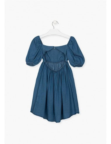 Vestido niña manga corta