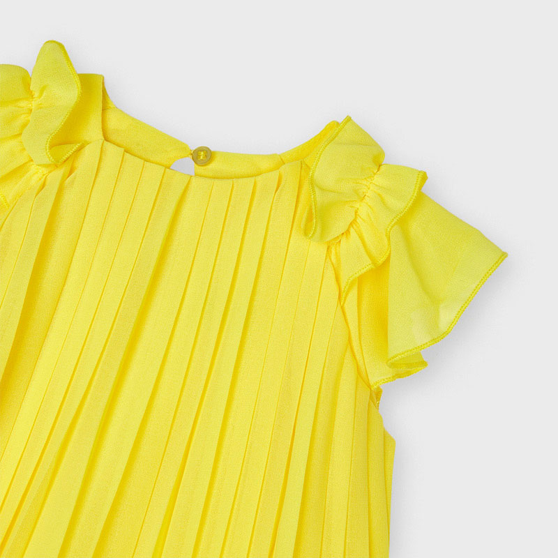 Vestido plisado niña