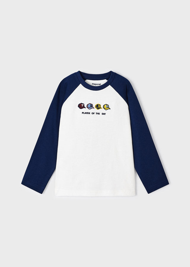 Playera ranglan Better Cotton niño