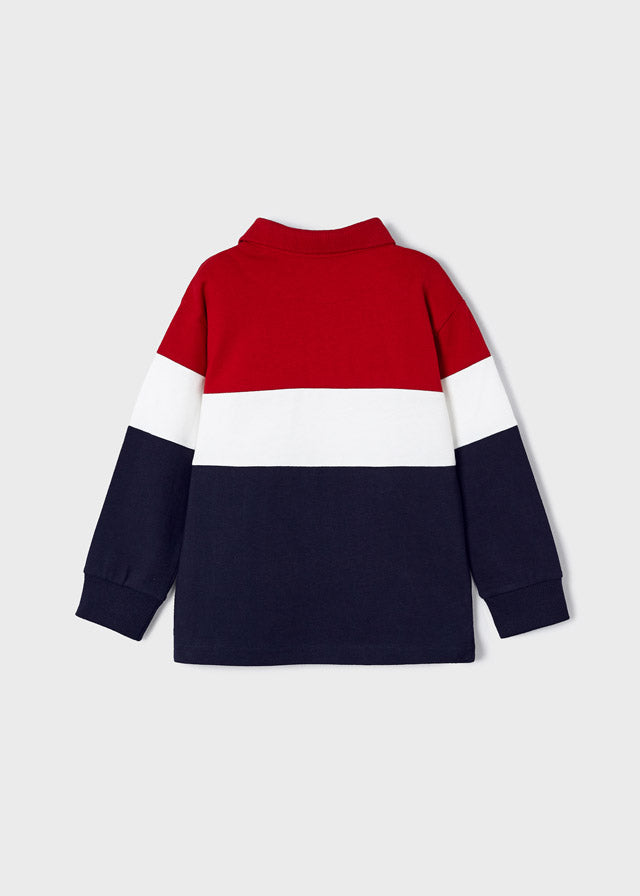 Polo color block Better Cotton niño