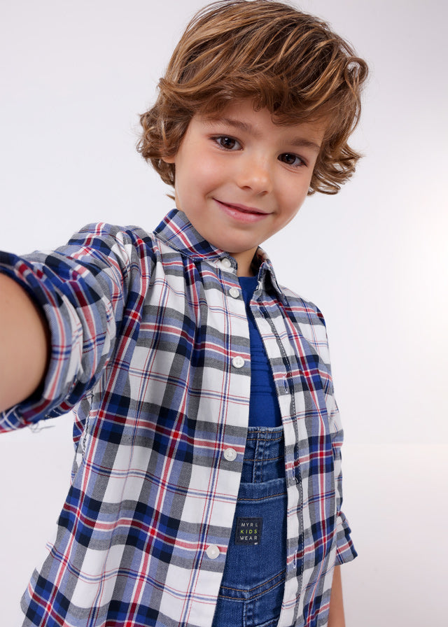 Camisa cuadros Better Cotton niño