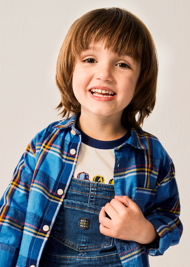 Camisa cuadros Better Cotton niño