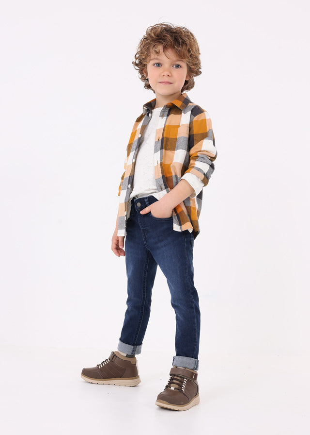 Camisa cuadros Better Cotton niño