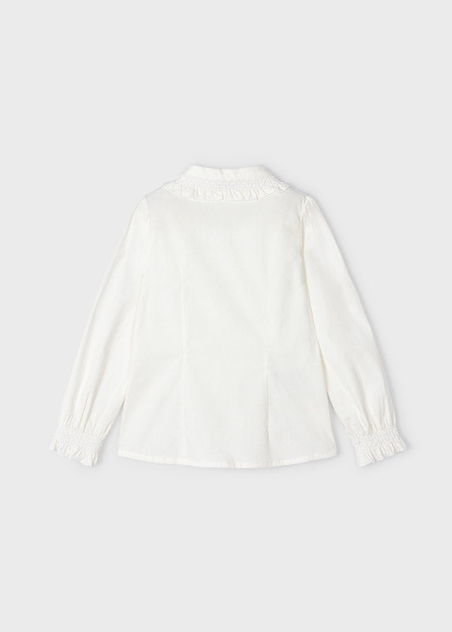 Blusa punto smock niña