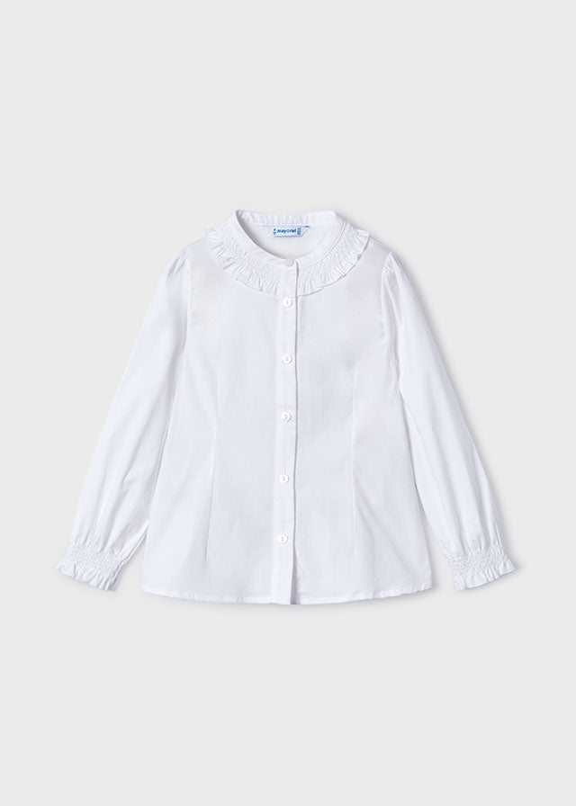 Blusa punto smock niña